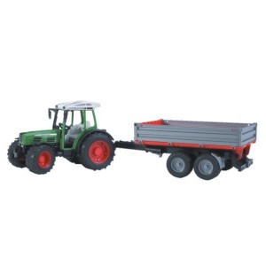 Tracteur miniature Fendt 209S avec remorque