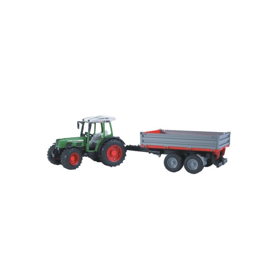 Tracteur miniature Fendt 209S avec remorque