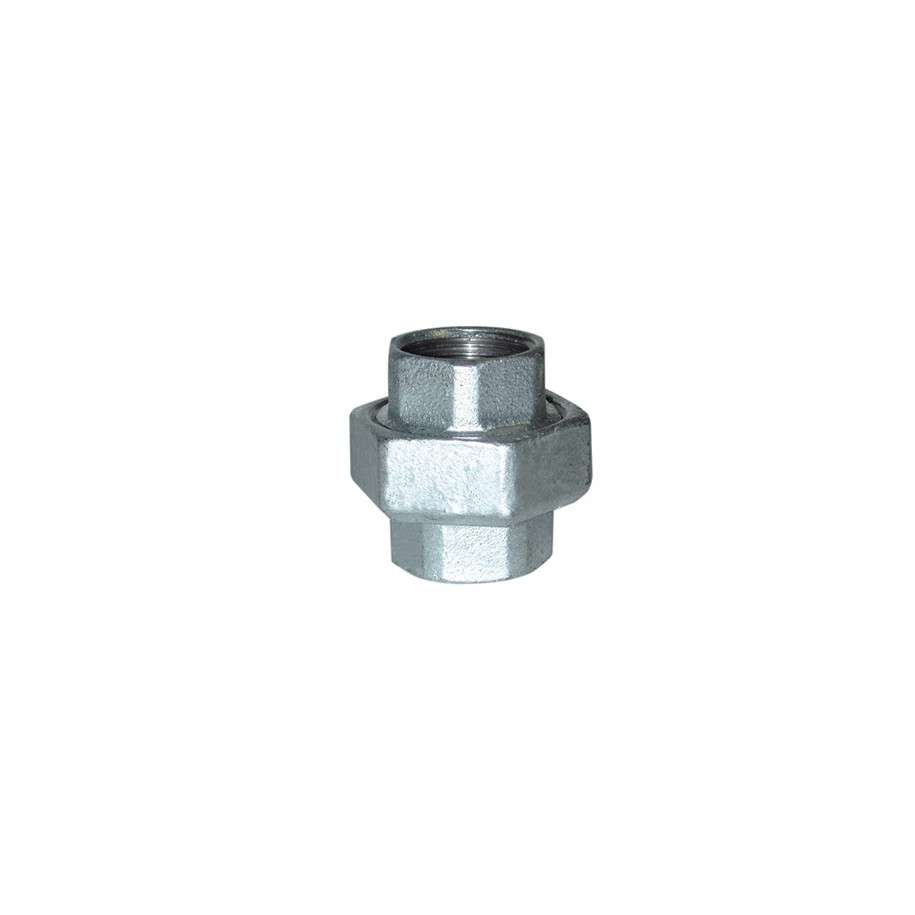 Raccord union fonte galva 1"