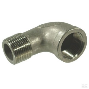 Coude 1/4" MF 90° inox