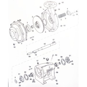 Bague d'usure pour pompe MEC100/420-165A N°6