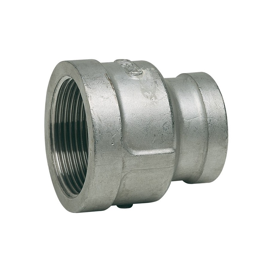 Réduction inox FF 1" x 1/2"