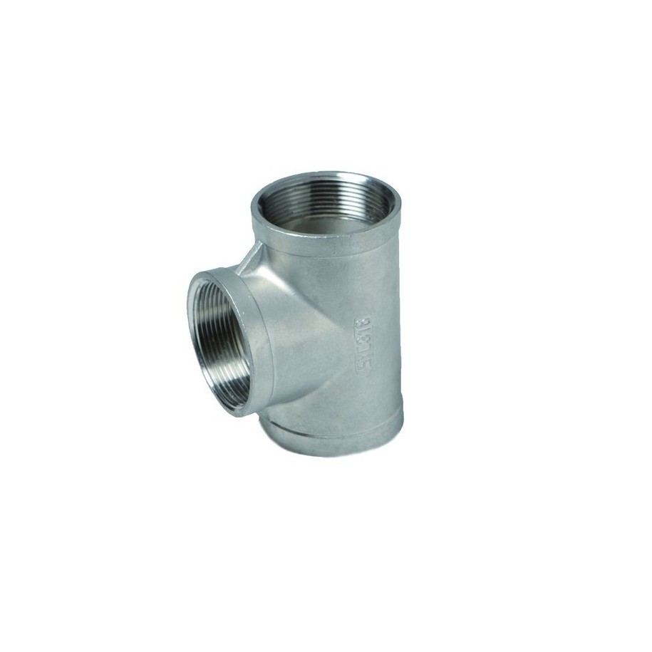 Té 1/4" F 90° inox
