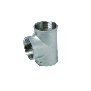 Té 3/4" F 90° inox