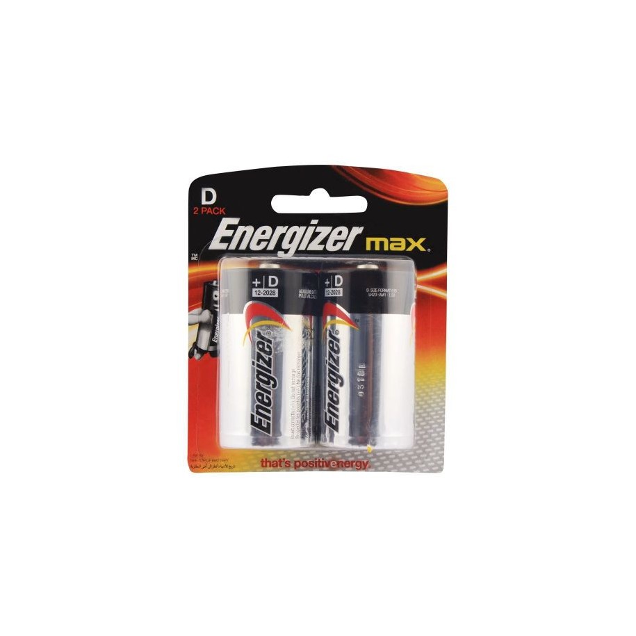 Lot de 2 piles Energizer Ultra+ R20