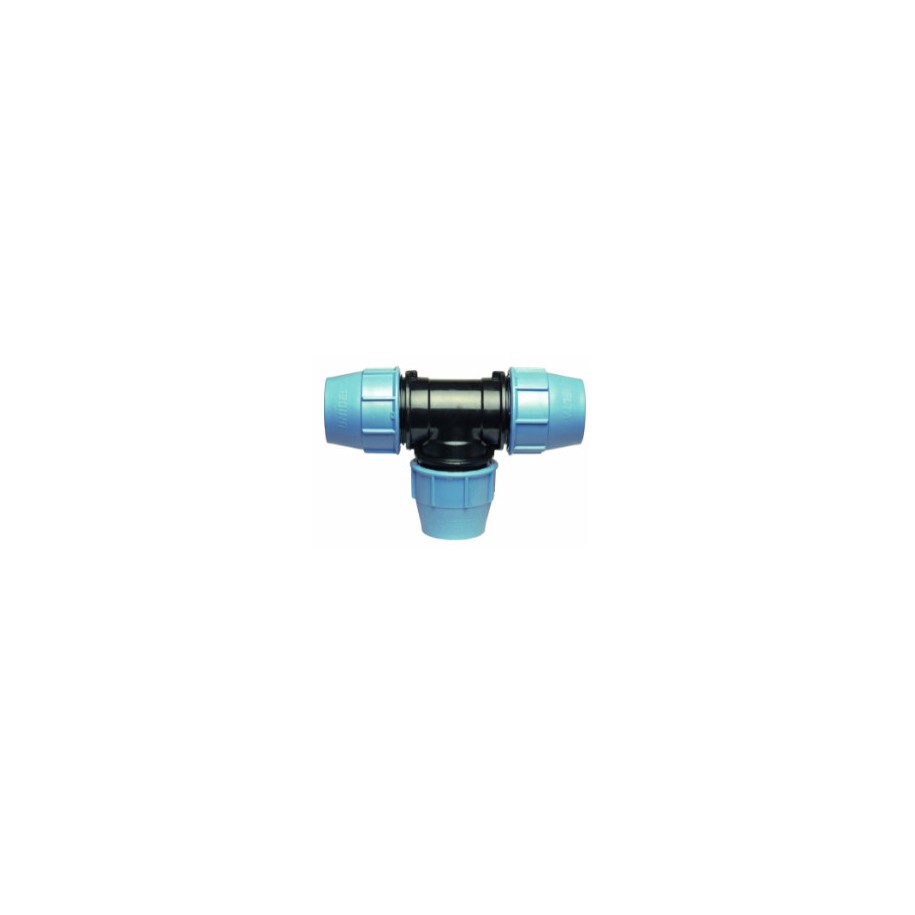 Té polyéthylène compression FF 32 mm