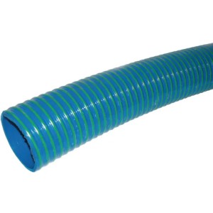 Tuyau PVC bleu/vert 5"