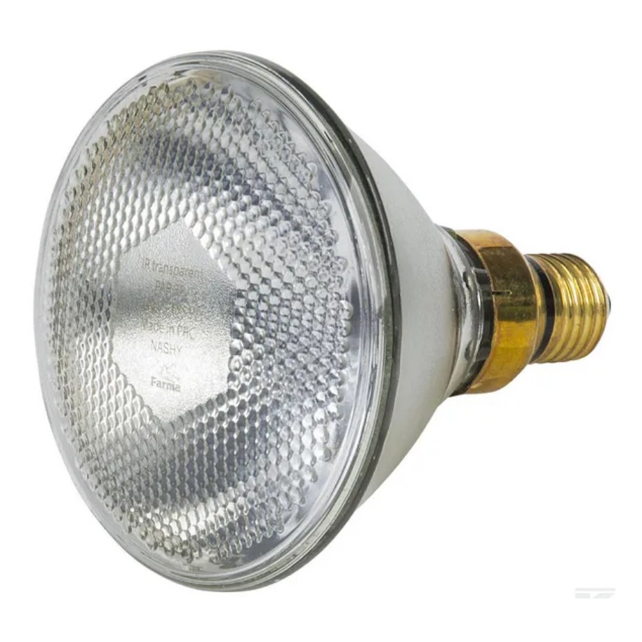 Lampe chauffante à infrarouge 100W transparent