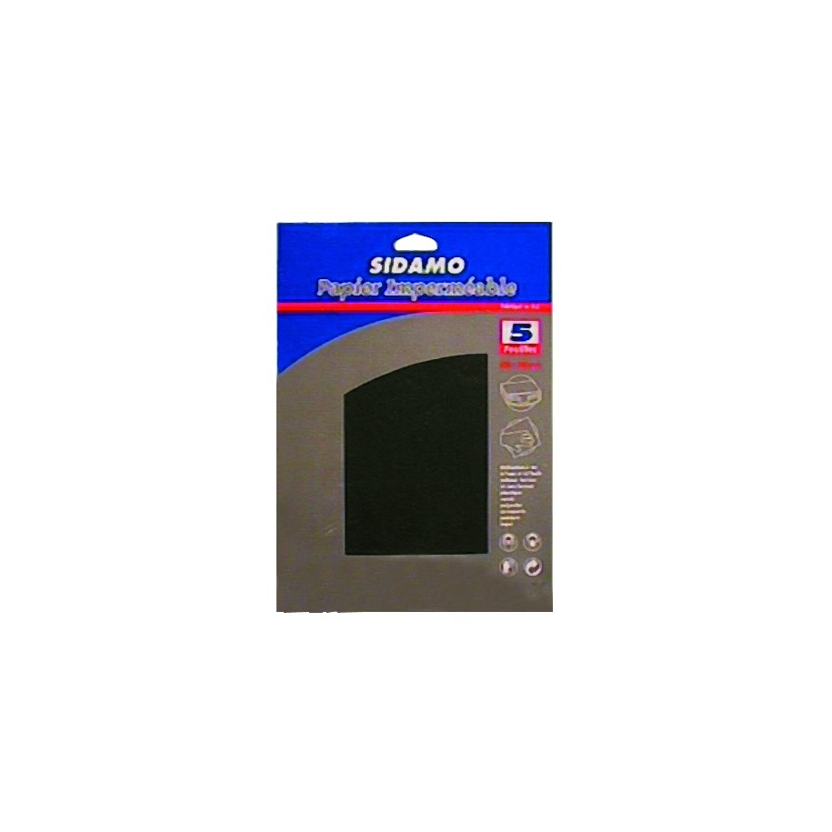 Toile émeri abrasif pour ponçage manuel